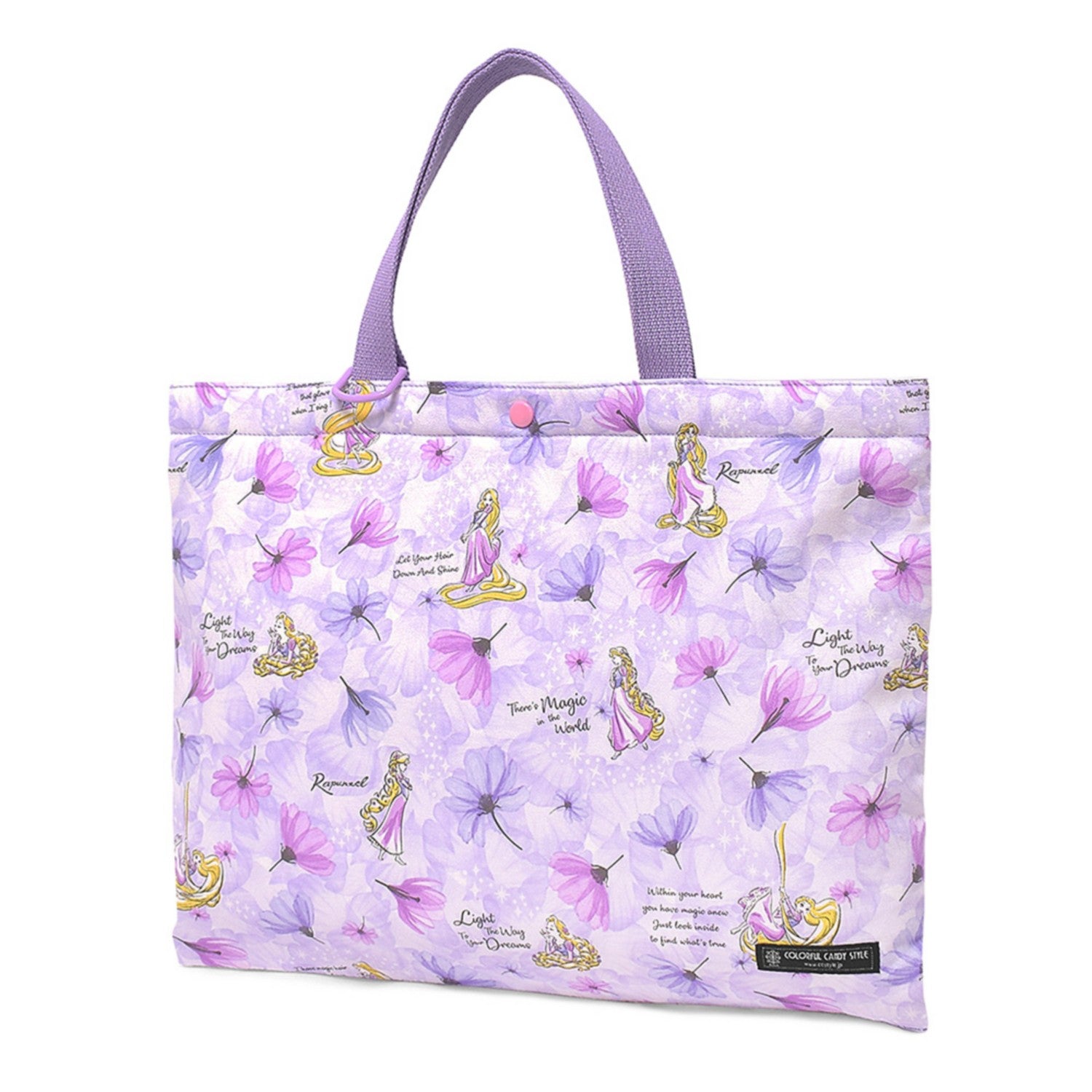 Lesson bag quilting (with loop) / Rapunzel / FASHIONABLE PRINCESS / Rapunzel /