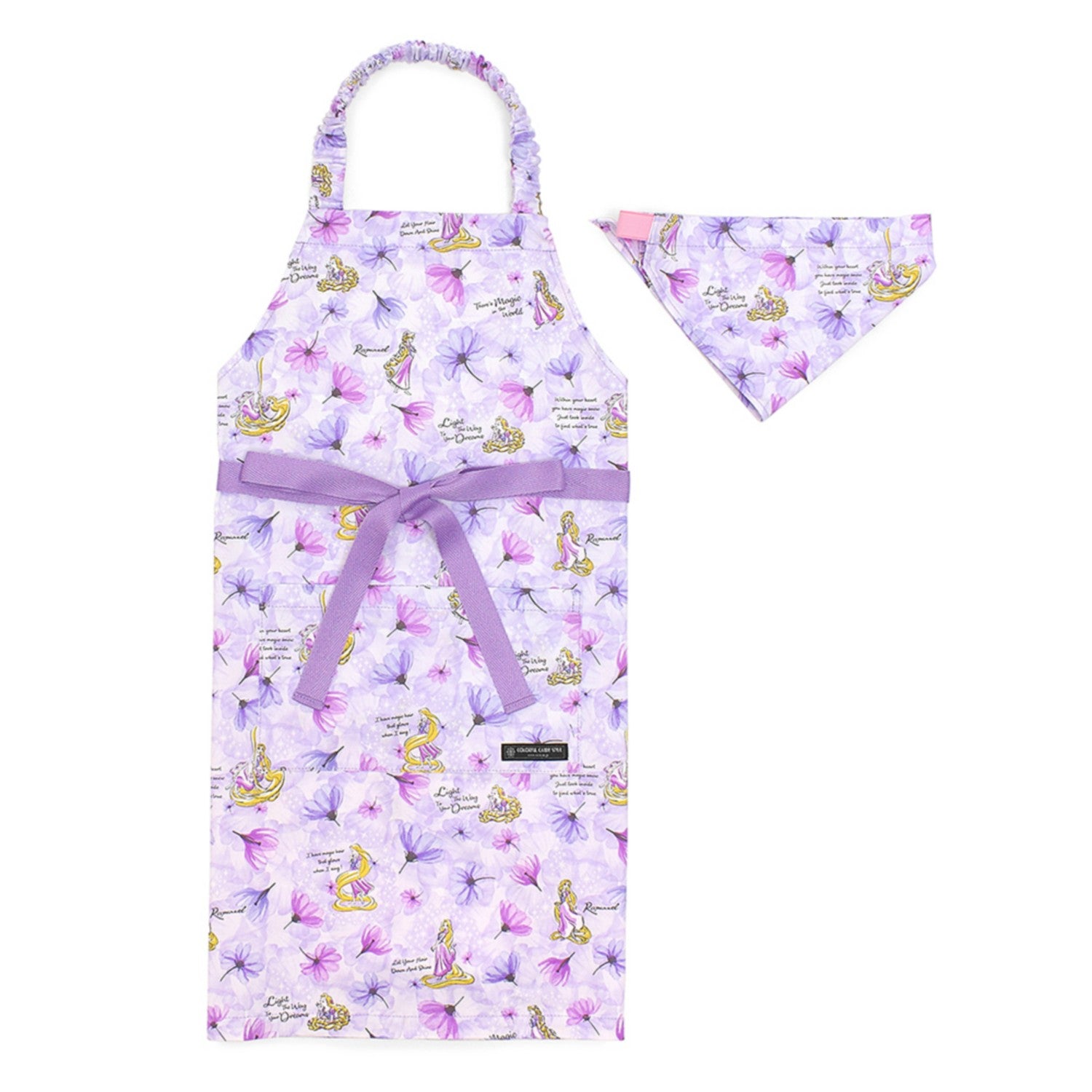 Rapunzel apron with princess design from Japan