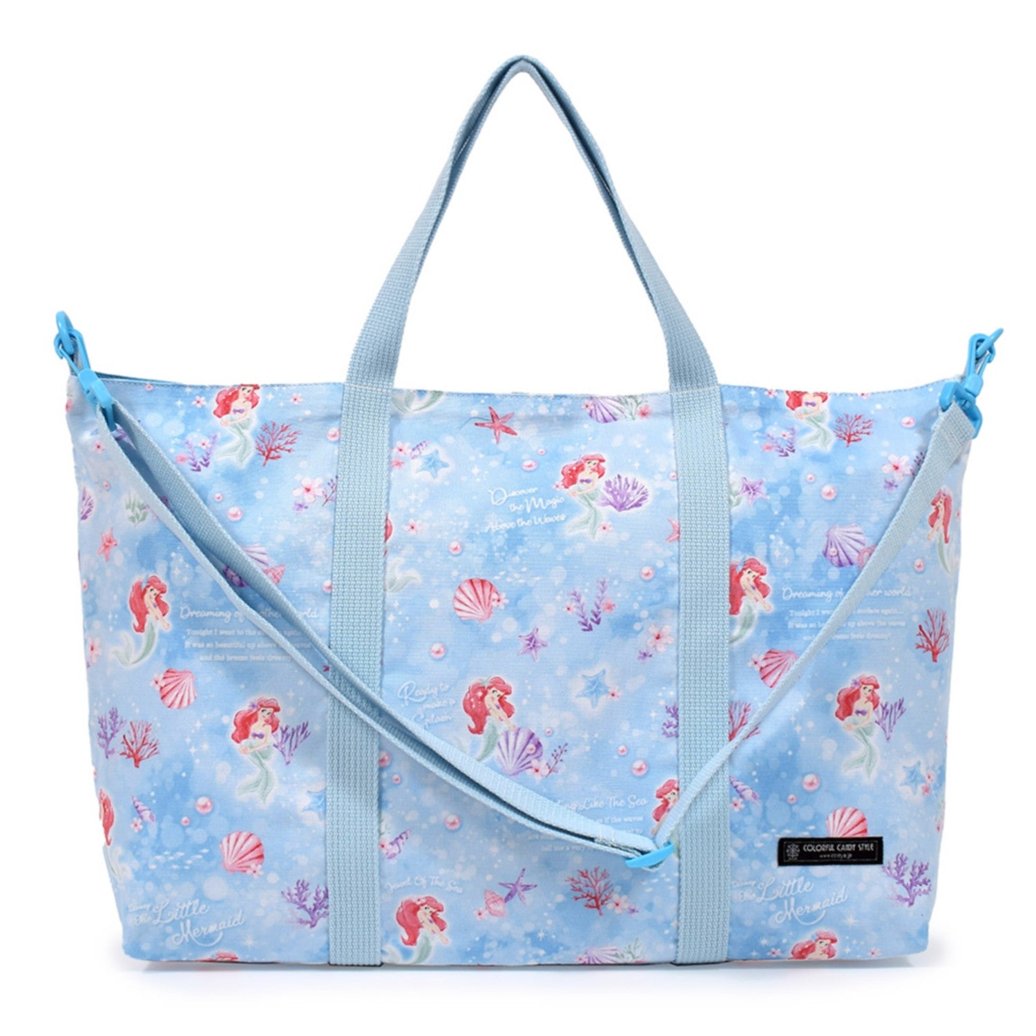 Lesson bag with gusset / Ariel / THE LITTLE MERMAID / Ariel /