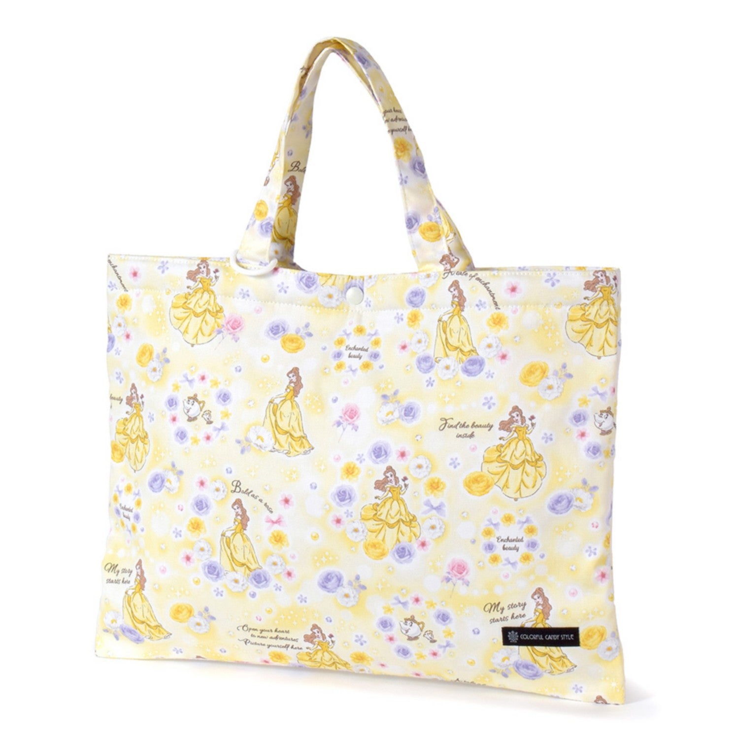 Lesson bag quilting (with loop) / Belle / BEAUTY AND THE BEAST / Belle /