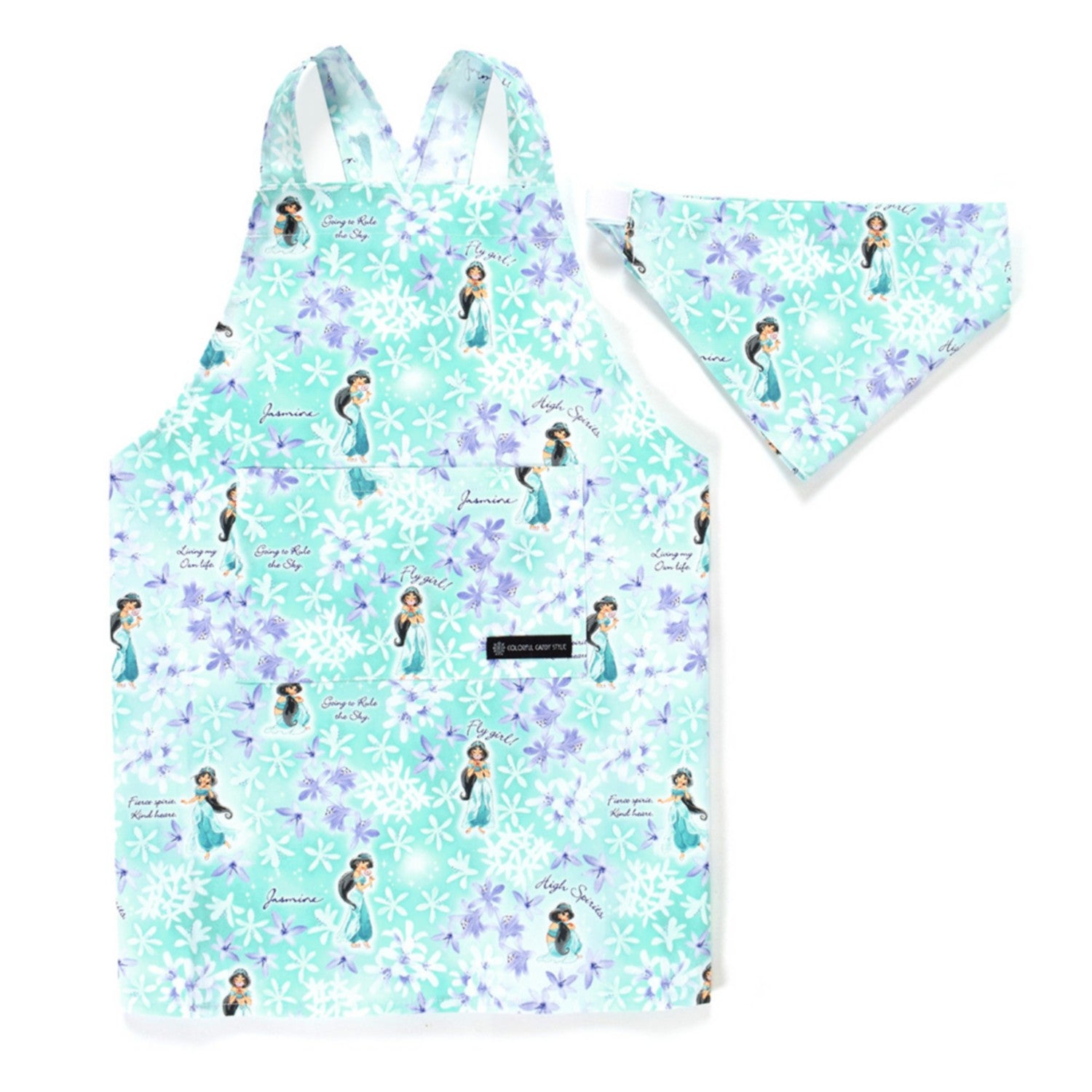 Back cross children's apron (100-120cm) / Jasmine / Aladdin / Jasmine /