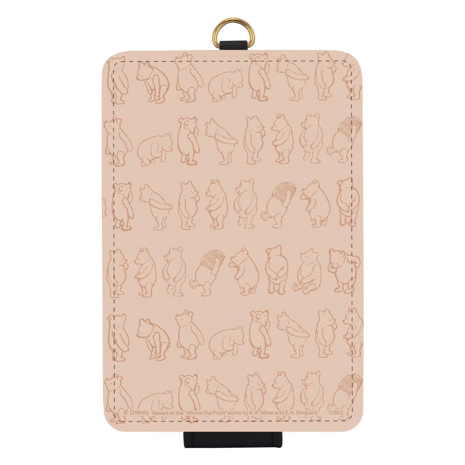 Winnie the Pooh IC card case all over pattern DNG-03A
