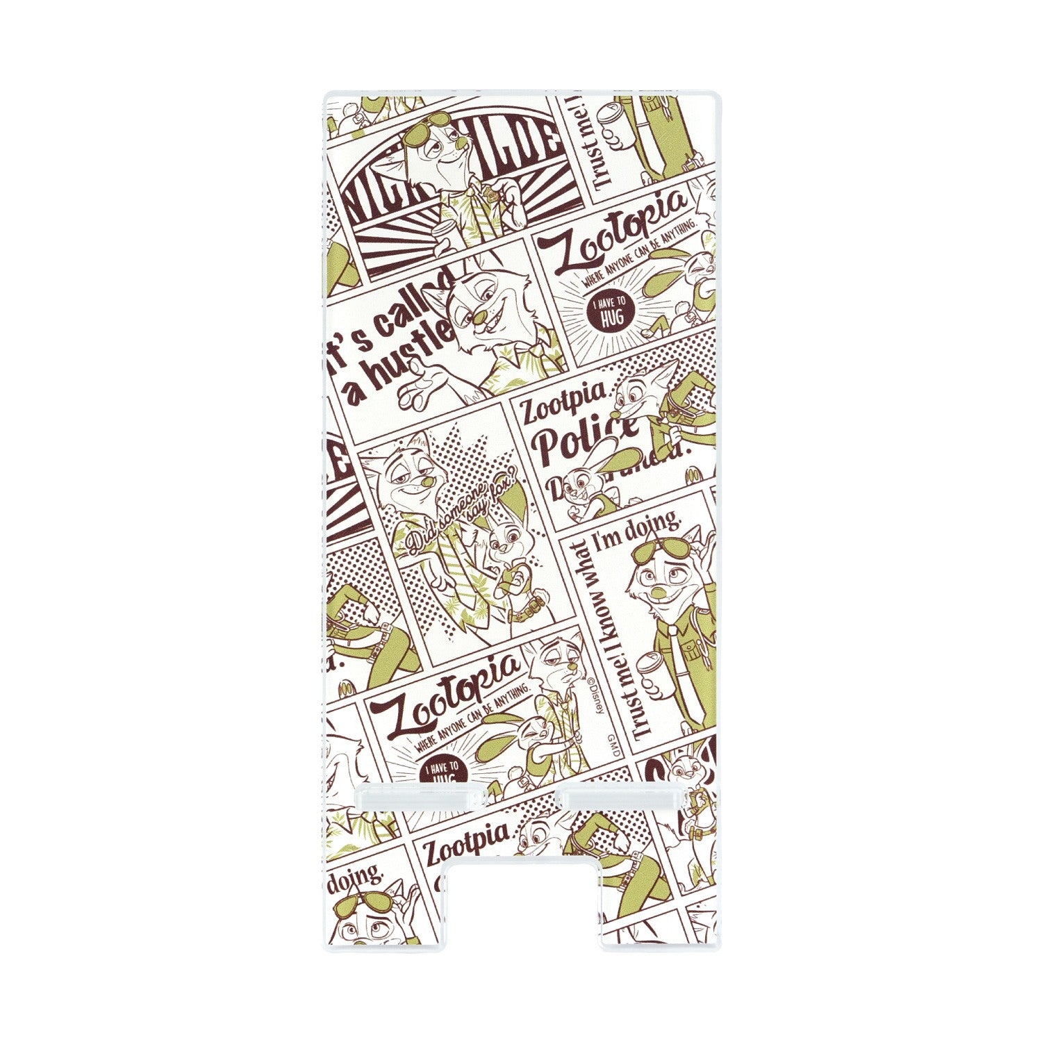 Zootopia Comic Pattern Acrylic Smartphone Stand DNG-88B