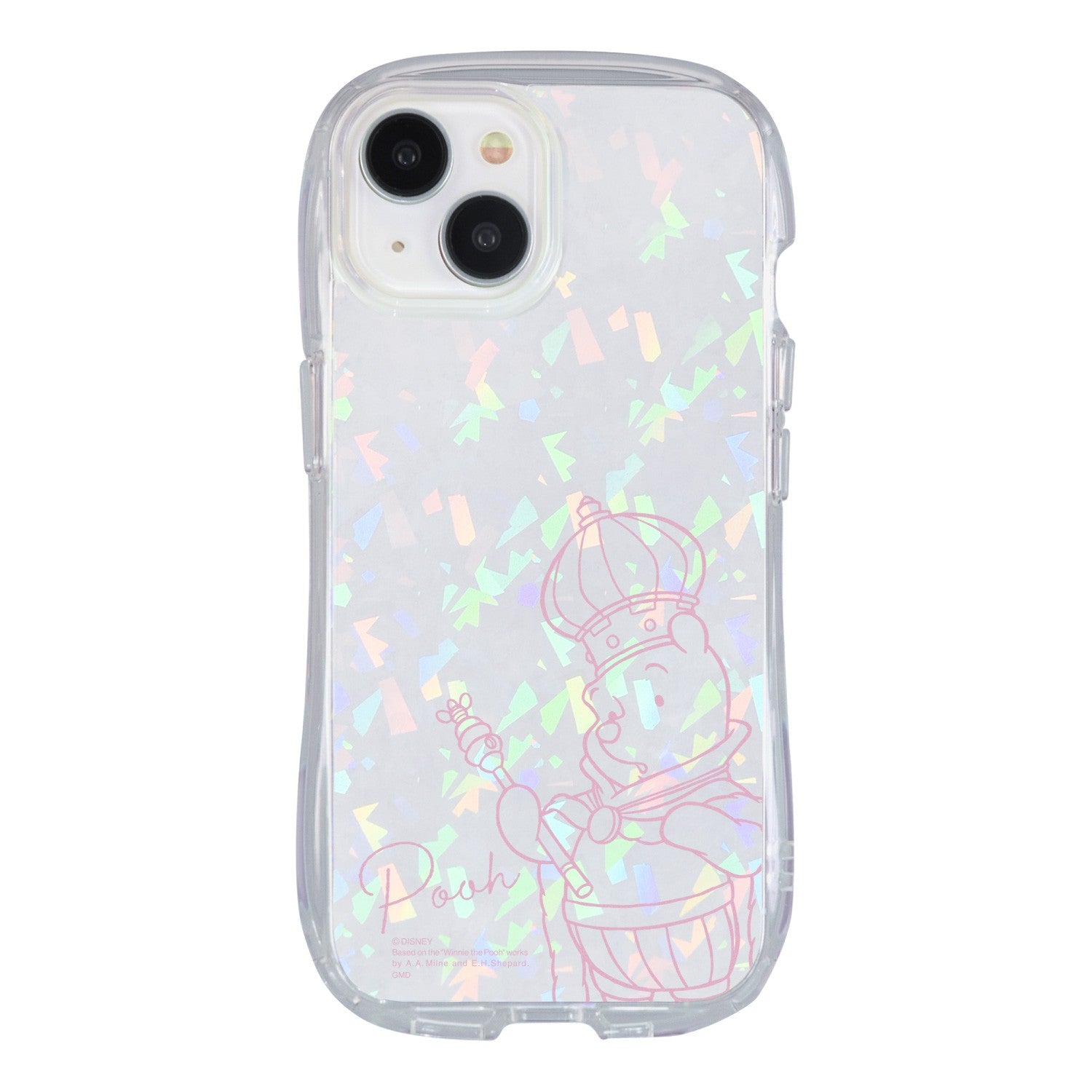 Winnie the Pooh iPhone 15/14/13 Compatible Crystal Clear Case DNG-182PO