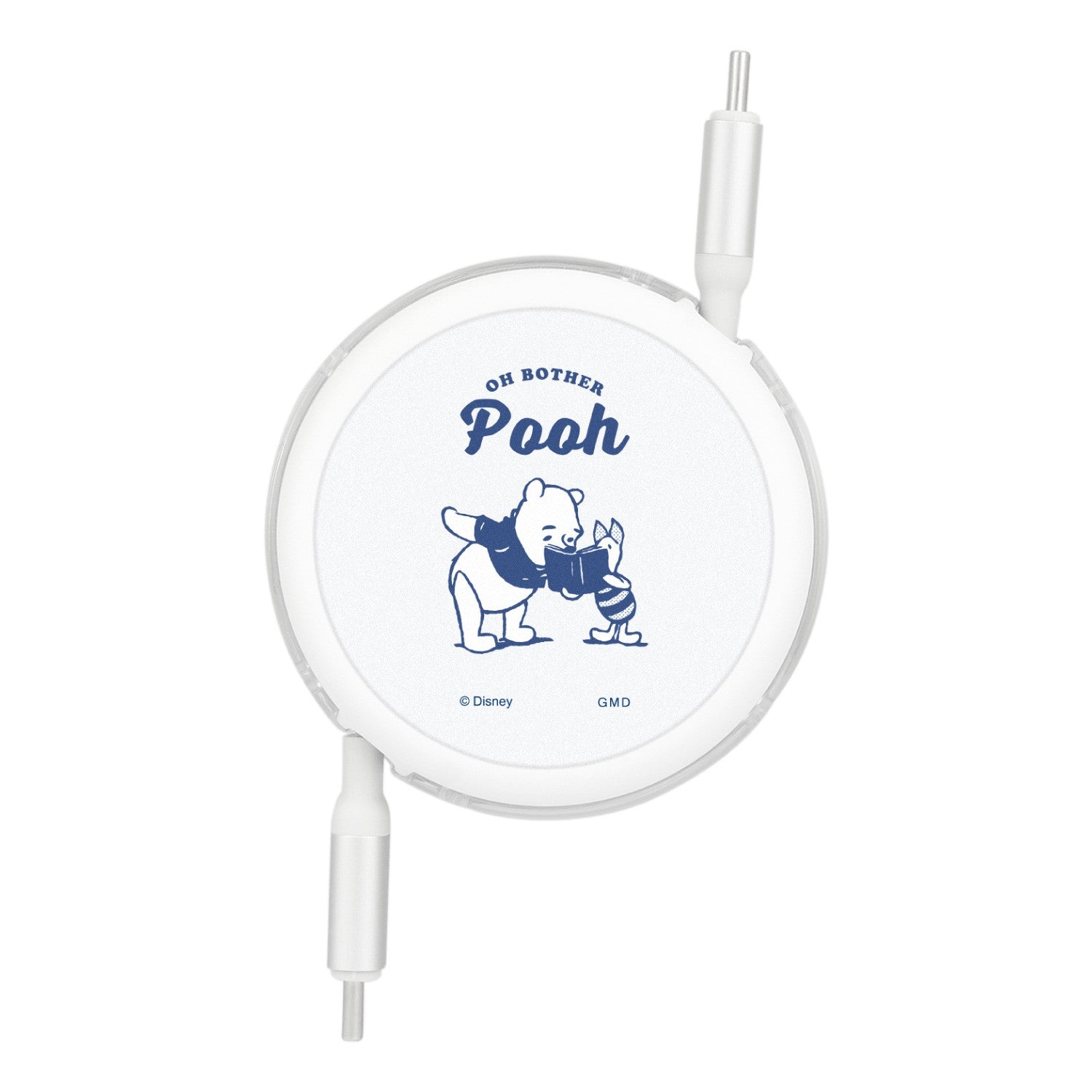 Winnie the Pooh PD60W Compatible USB2.0 Reel Type-C Cable DNG-197PO