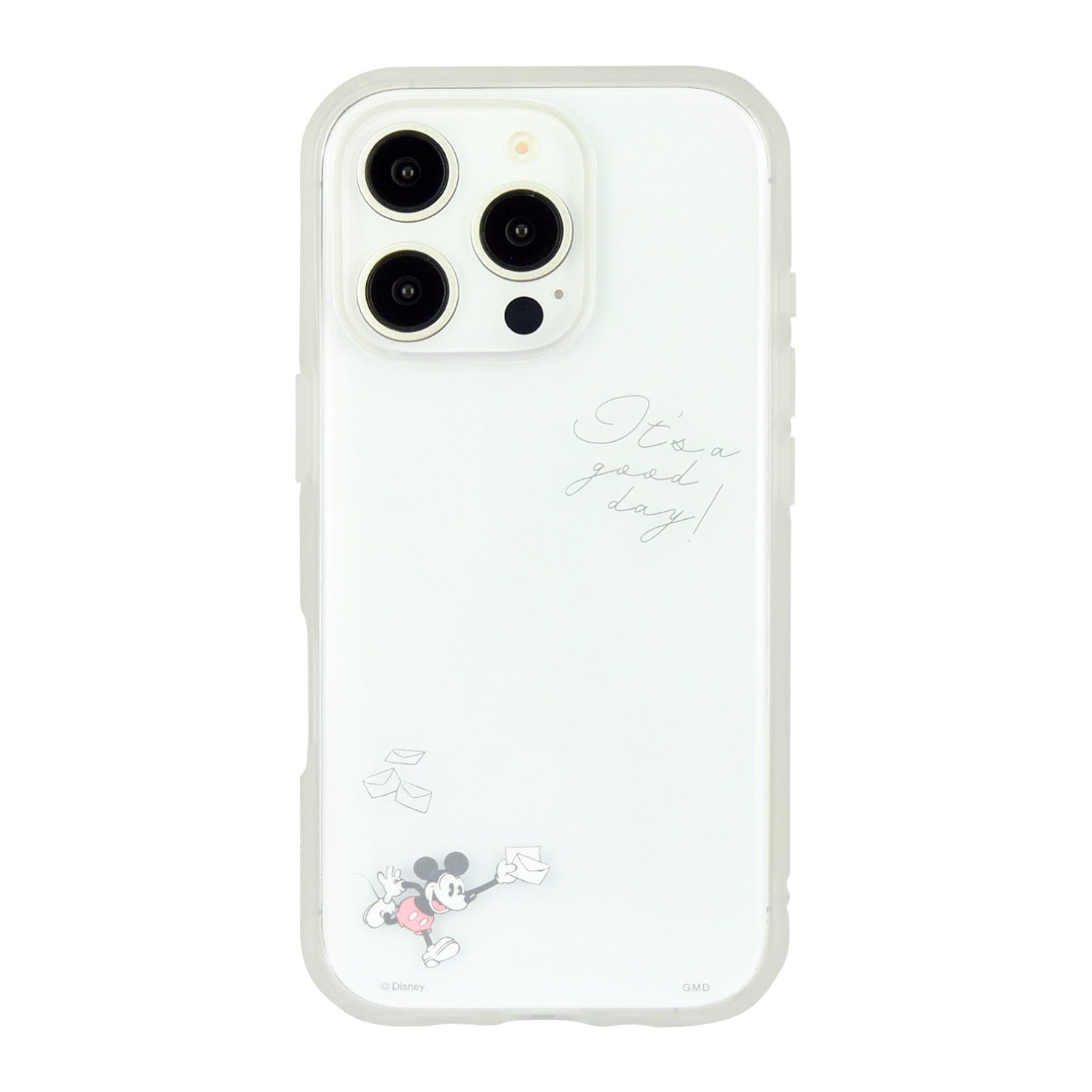 Mickey Mouse IIIIfit Clear iPhone16 Pro Compatible Case DNG-202MK