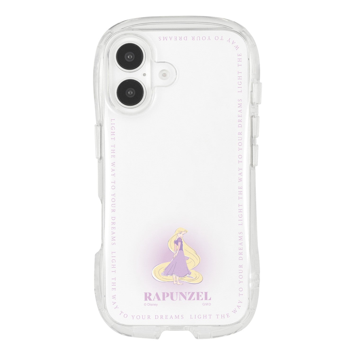 Rapunzel iPhone 16 compatible crystal clear case DNG-208RP