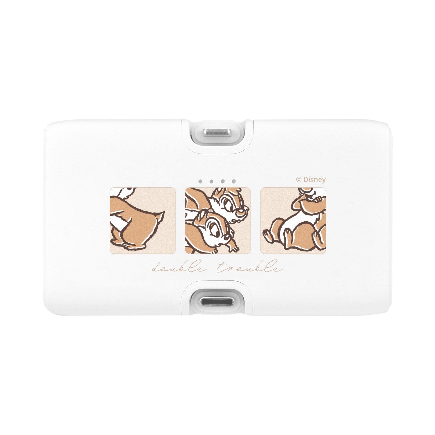 Chip & Dale Lightning / Type-C connector lithium ion charger 4000mAh DNG-219CD
