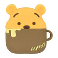 Winnie the Pooh AirPods case with silicone material from Japan, featuring cute Pooh design