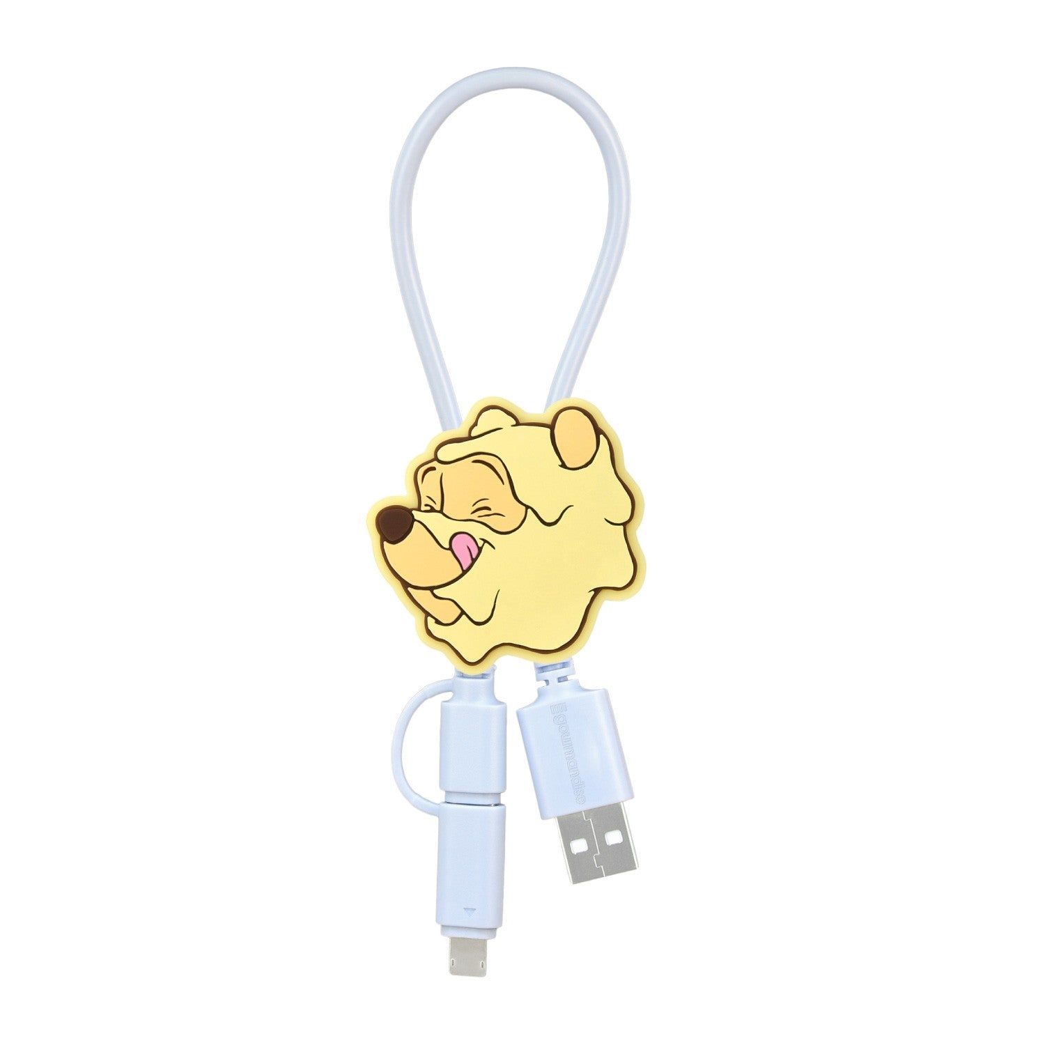 Winnie the Pooh Multi Charging Cable with Mascot Cover DNG-244PO