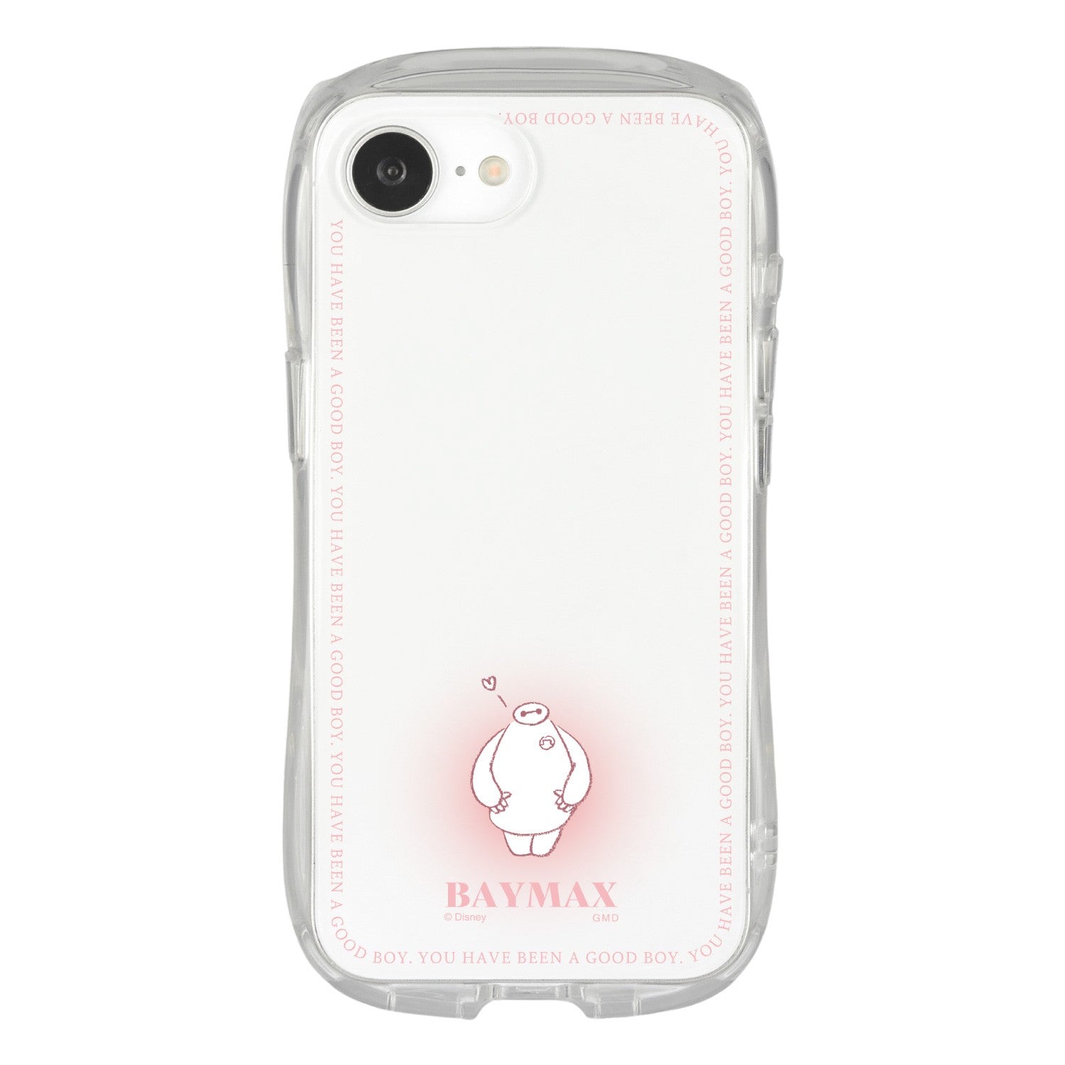 Baymax iPhone 16e compatible crystal clear case DNG-249BX