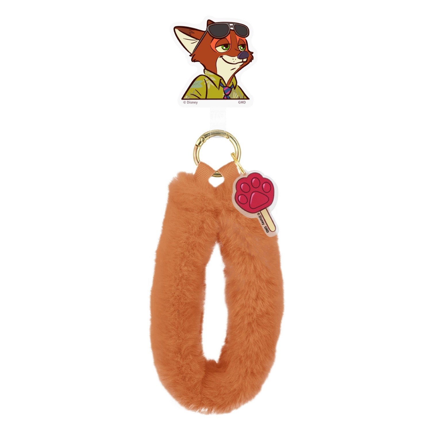 Nick Wilde Multi Ring Plus Fur Hand Strap DNG-282NC