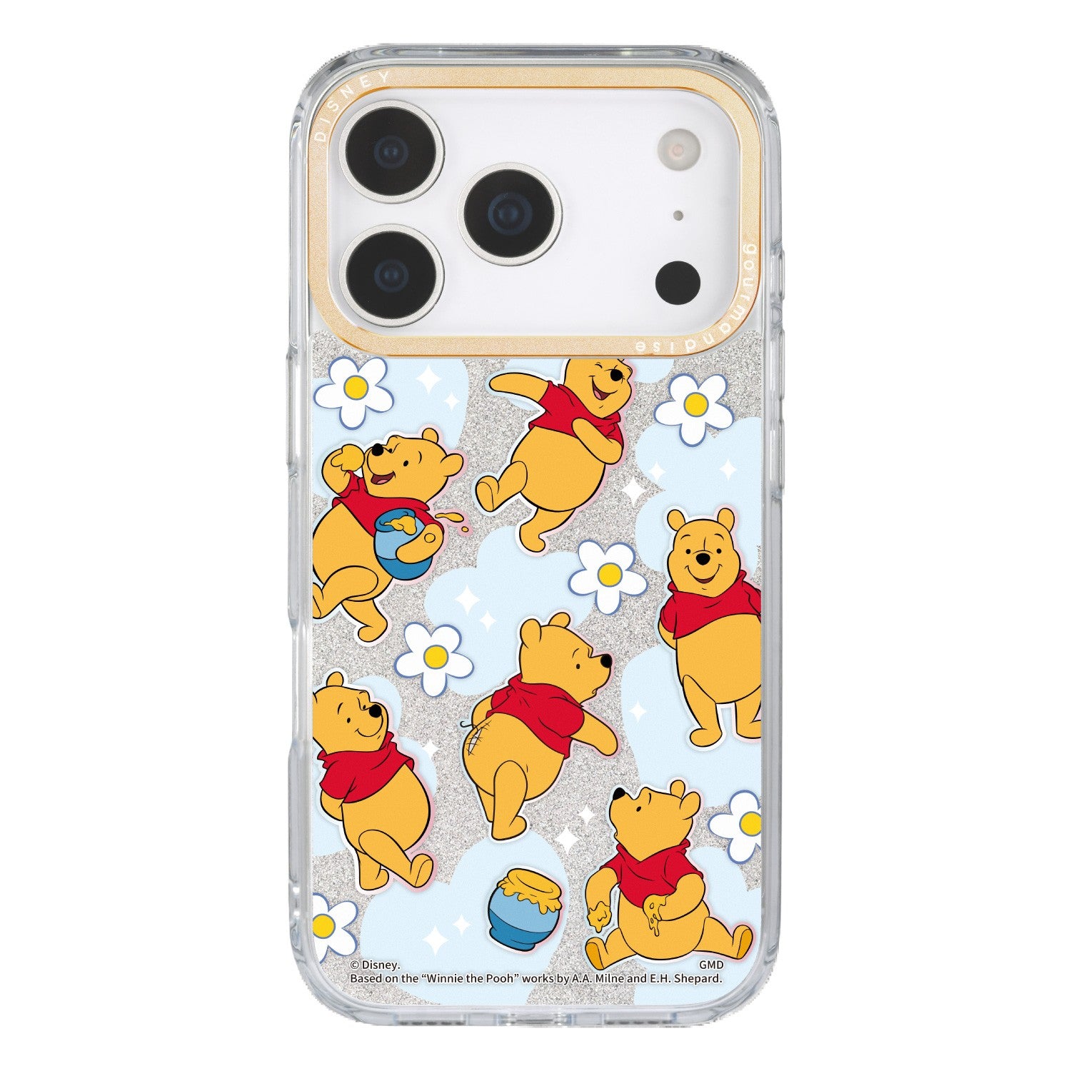Winnie the Pooh Camera Frame iPhone17 Pro Compatible Case DNG-304PO