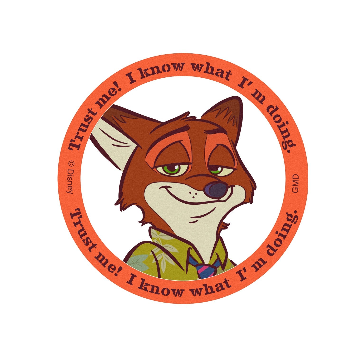 Nick Wilde MagSafe Compatible Metal Sticker DNG-309NC