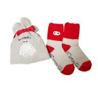 Disney Fluffy Socks in Drawstring Bag Big Hero 6 Logo