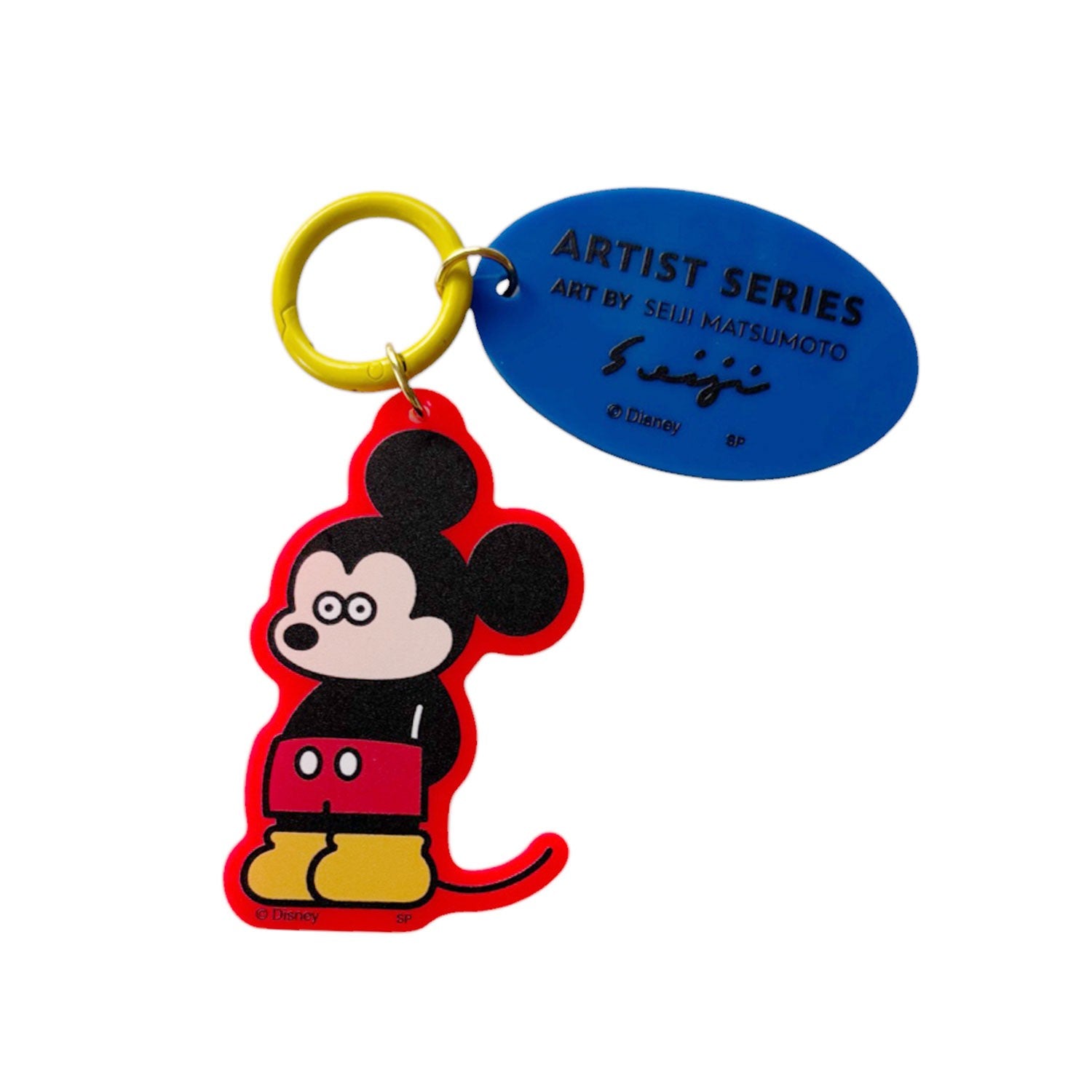 Disney ART BY SEIJI MATSUMOTO Color Acrylic Keychain Mickey Stand