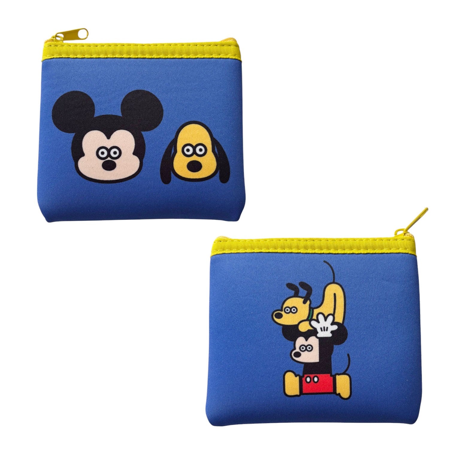 Disney ART BY SEIJI MATSUMOTO Mini Flat Pouch Mickey & Pluto