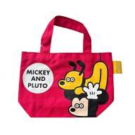 Disney ART BY SEIJI MATSUMOTO Lunch bag with color gusset red