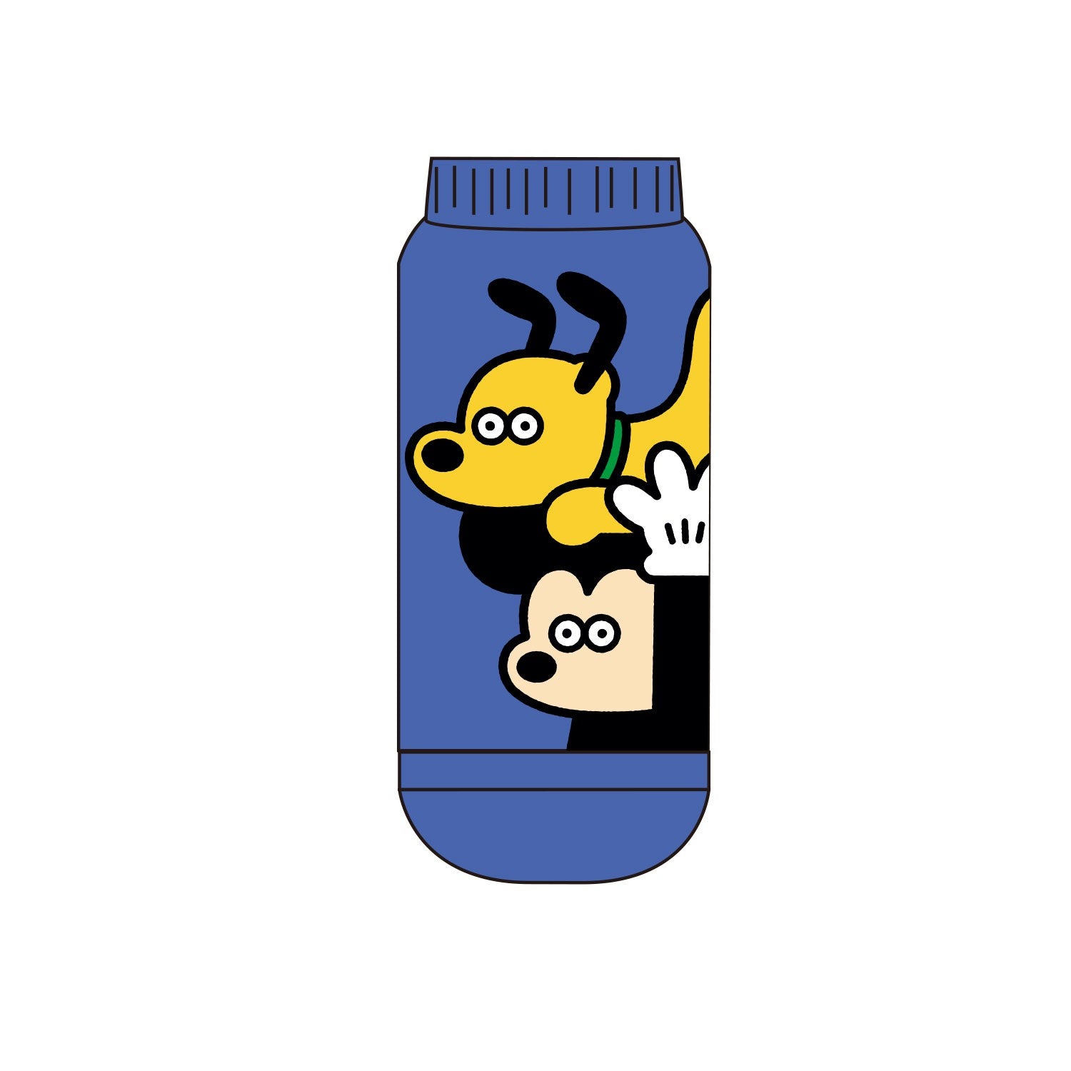 Disney ART BY SEIJI MATSUMOTO Carax (socks) Mickey & Pluto