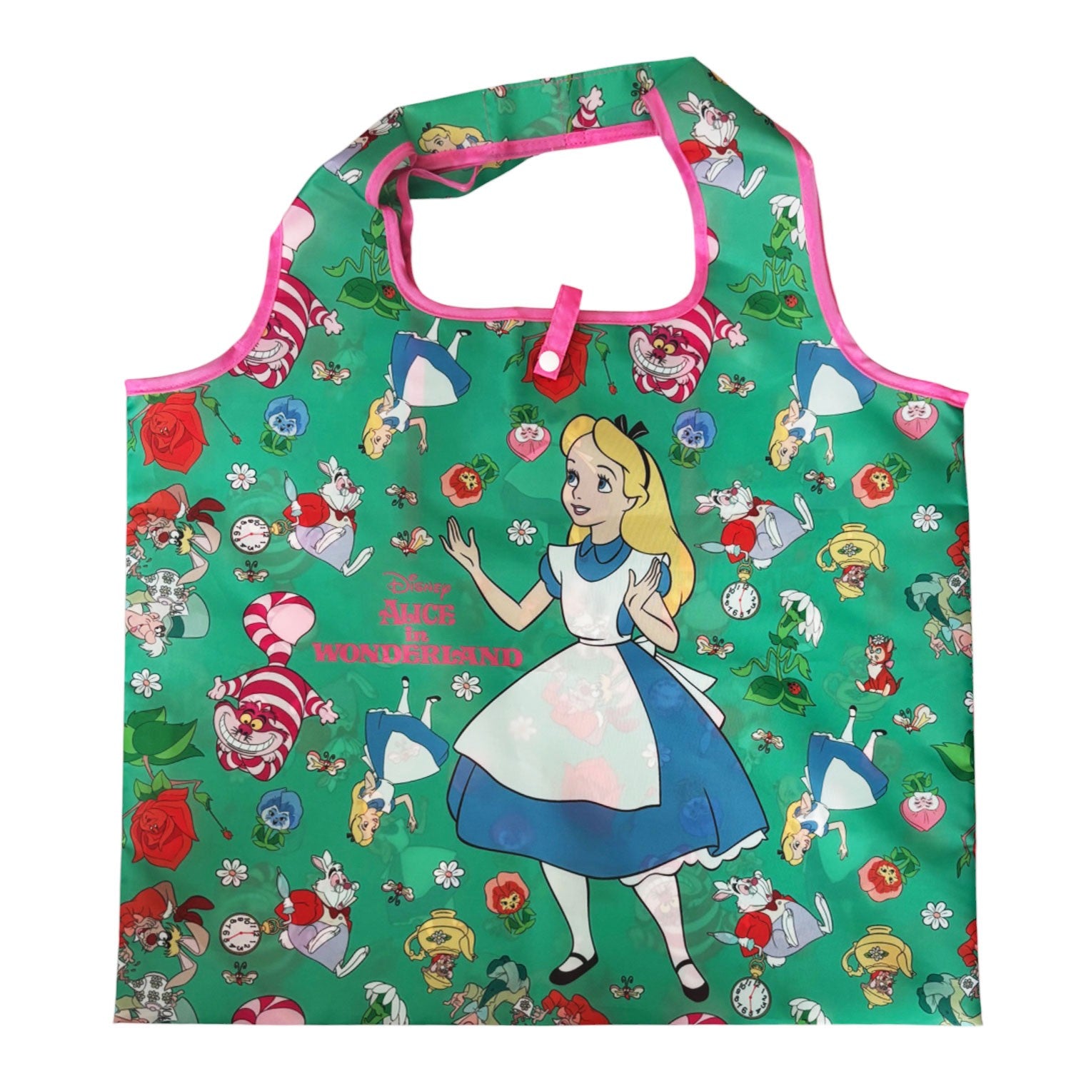 Disney Kurukuru Shopping Bag A Alice Pattern