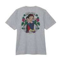 Nostalgica double-sided print T-shirt Snow White Gray