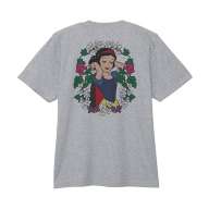 Nostalgica double-sided print T-shirt Snow White Gray