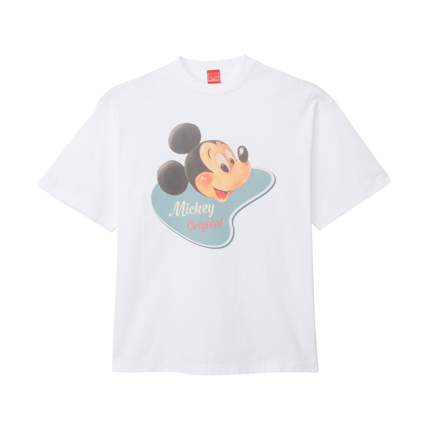 Disney American Paradise T-shirt Mickey Mouse Badge L size