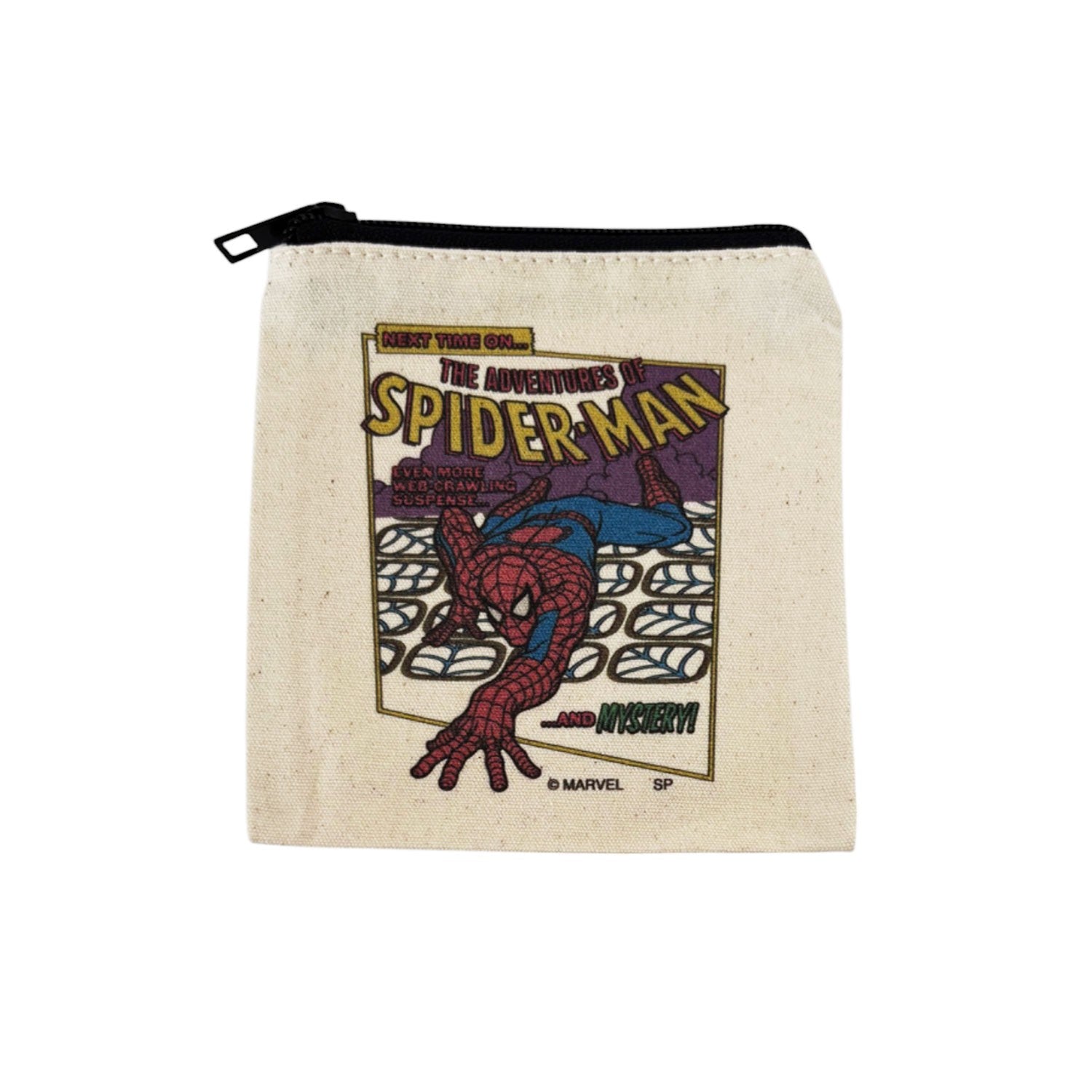 Marvel Spider-Man "Spider-Man Day" Natural Mini Pouch