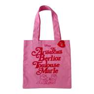 Nostalgica Fashionable Cat Pink x Red Pucto Tote Bag