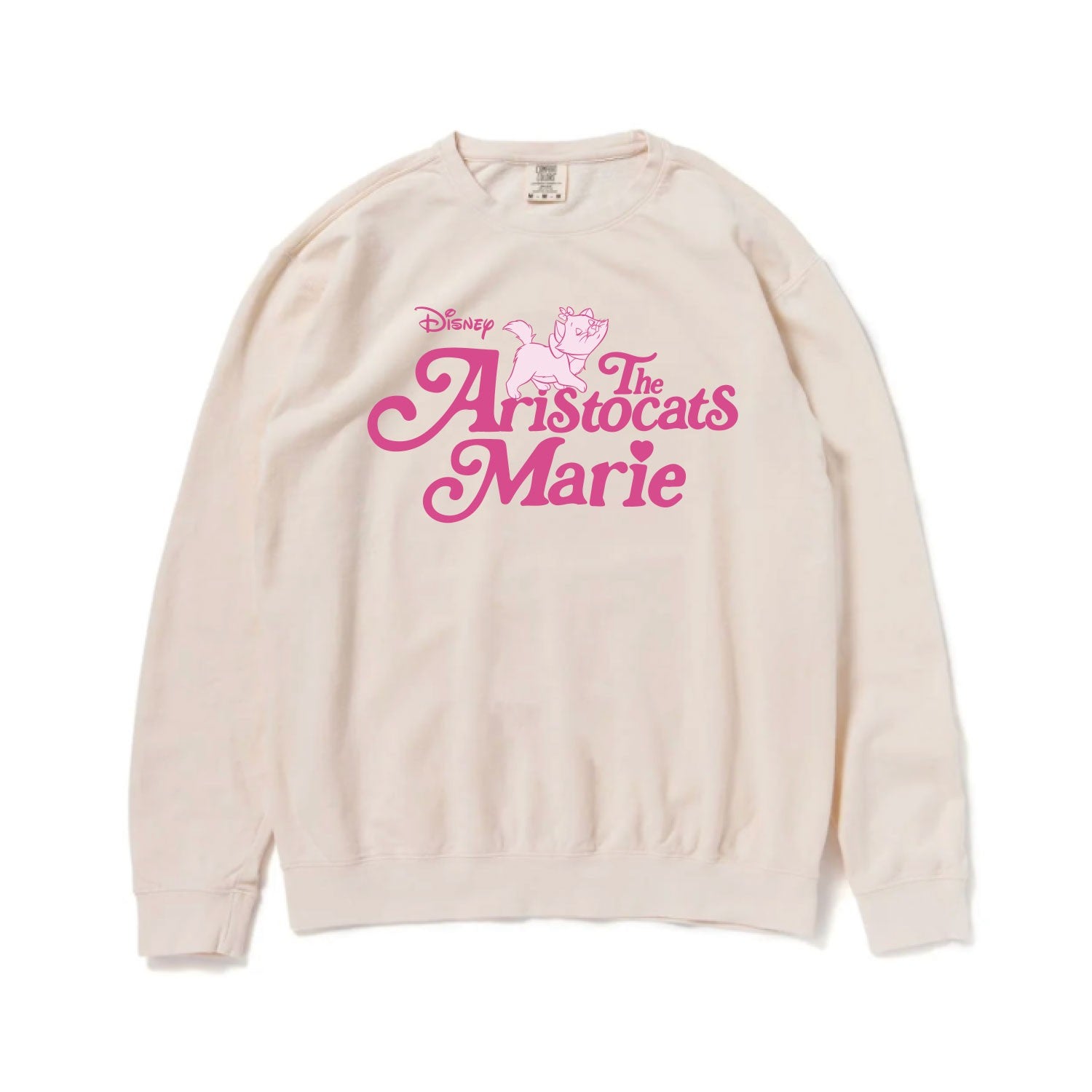 Nostalgica Puku Sweat Fashionable Cat Ivory x Pink