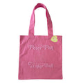 Nostalgica Peter Pan Tinker Bell Pink Pucto Tote Bag