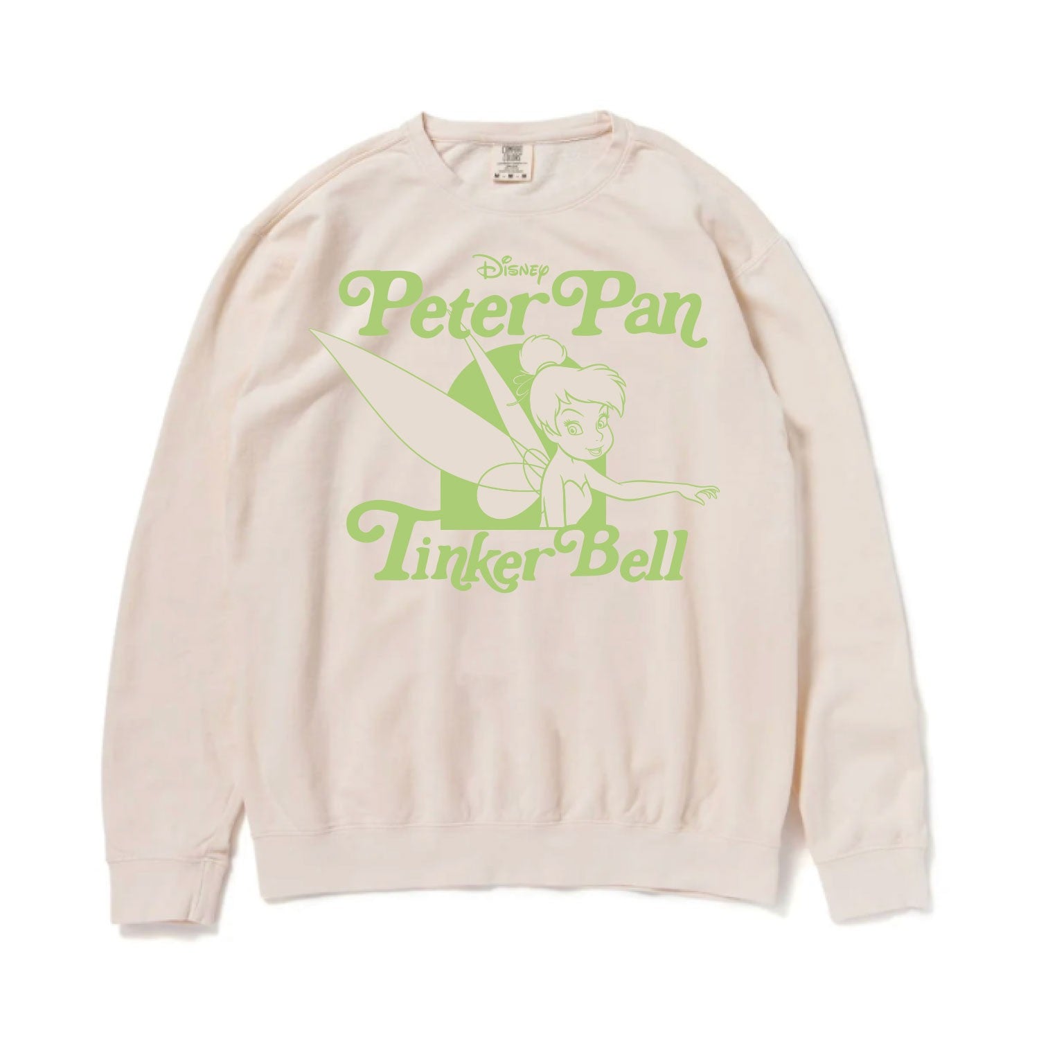 Nostalgica Pux Sweat Peter Pan Tinker Bell Green