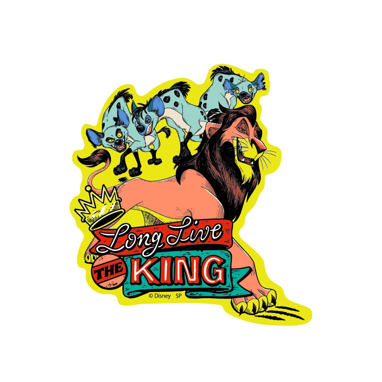 Disney Lion King Scar Character Sticker King
