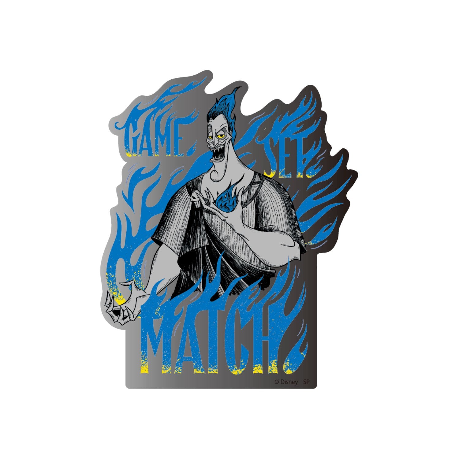 Disney Hercules Hades Character Sticker Metallic