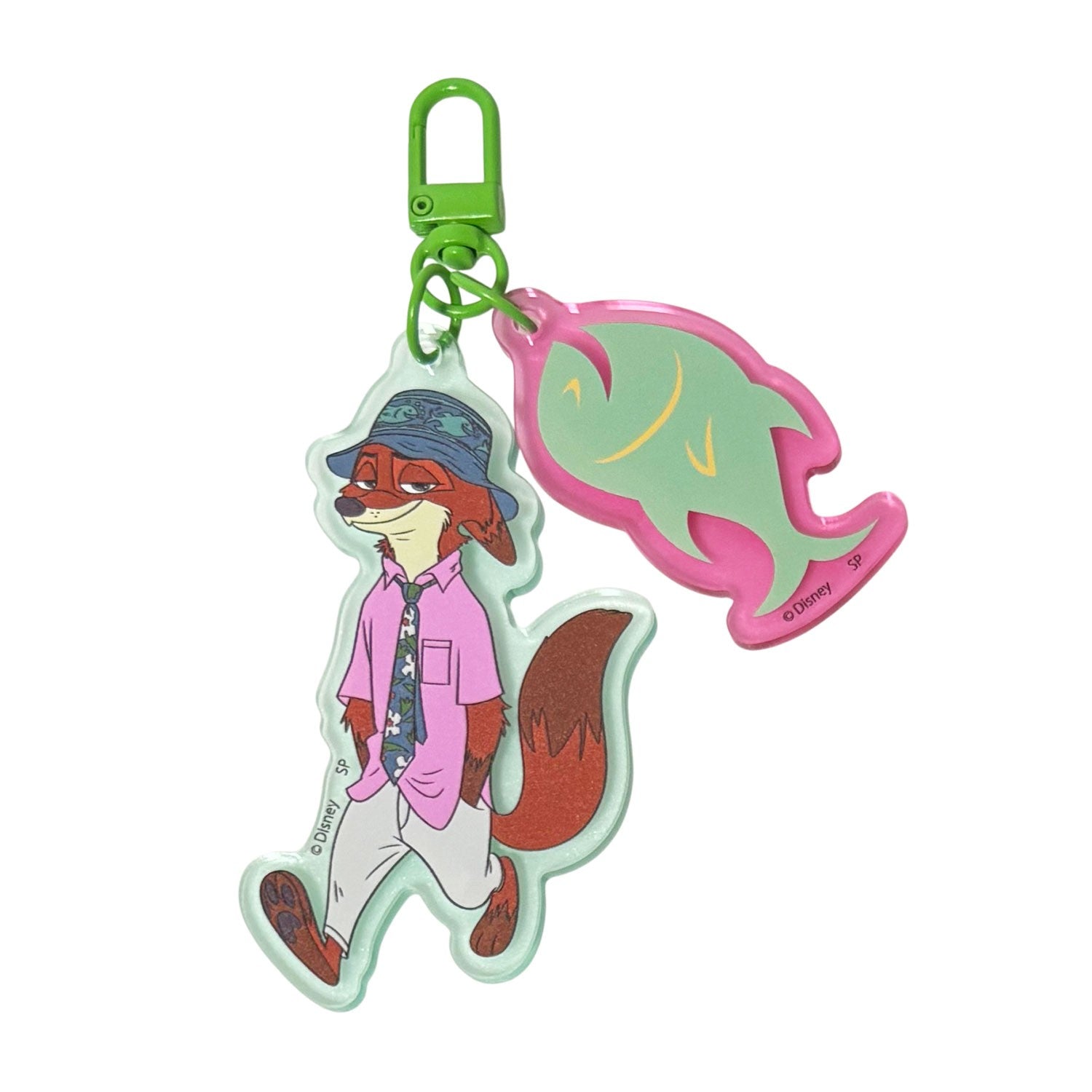 Disney Zootopia 2 Nick Fish Color Acrylic Keychain