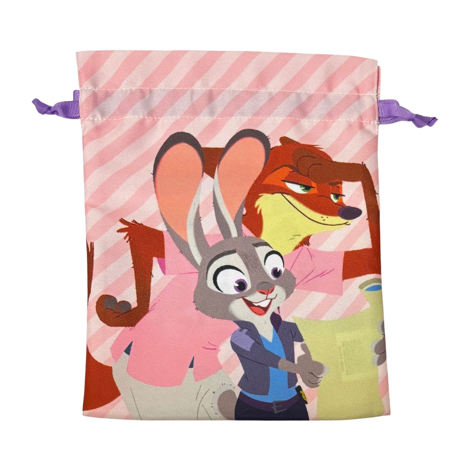Disney Zootopia 2 Judy & Nick Striped Travel Purse