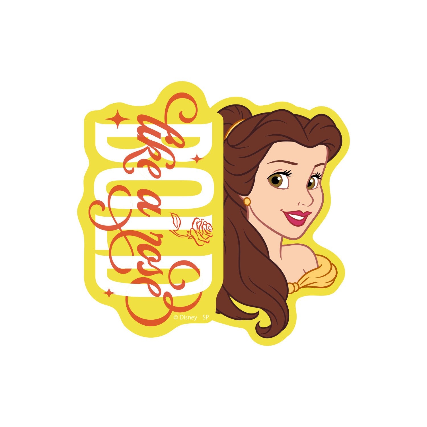 Disney Beauty and the Beast Belle Character Sticker