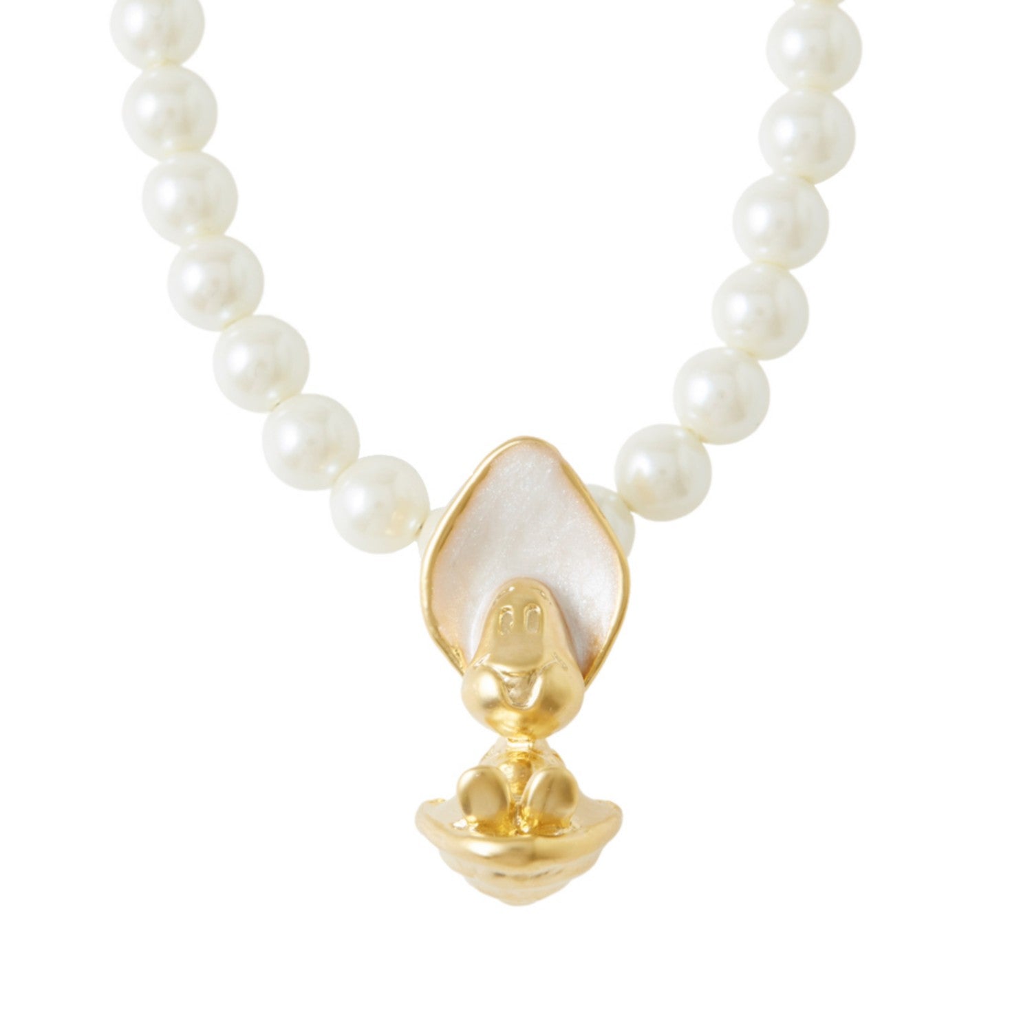 [Q-pot] Young Oyster/Necklace Pearl