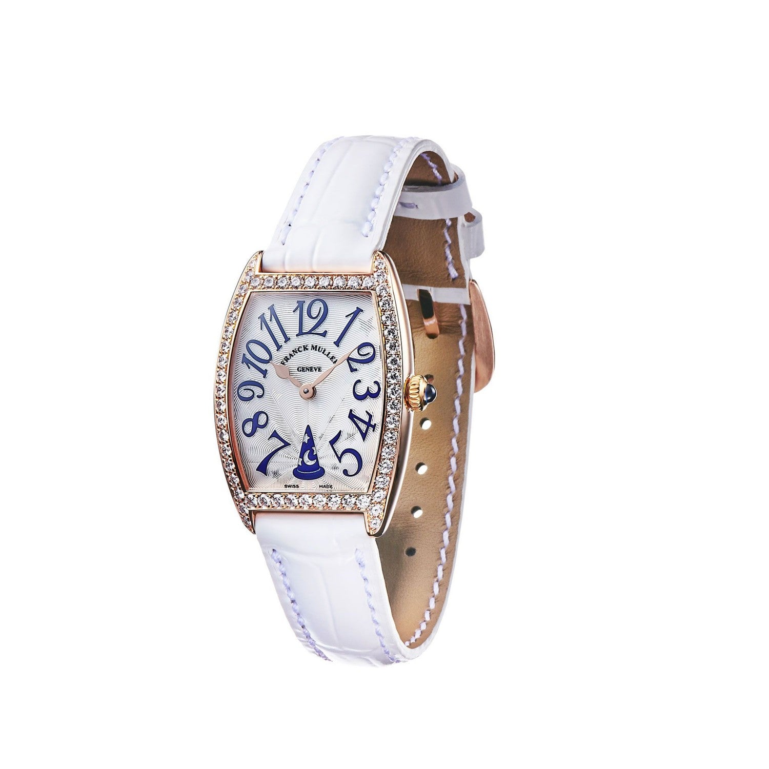 FRANCK MULLER Mickey Wrist Watch White Fantasia from Japan, featuring Mickey Mouse design