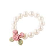 [Cuepot] Minnie Mouse/Pearl Bracelet Vintage Rose