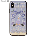[Q-Pot] Daisy/iPhoneX/Xs Hard Glass Case Sweets