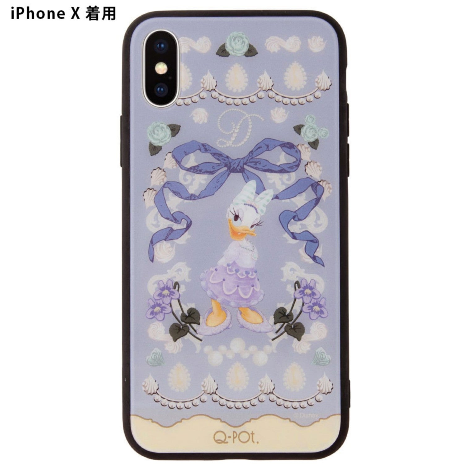 [Q-Pot] Daisy/iPhoneX/Xs Hard Glass Case Sweets