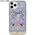 [Q-Pot] Daisy/iPhone12/12Pro Hard Glass Case Sweets