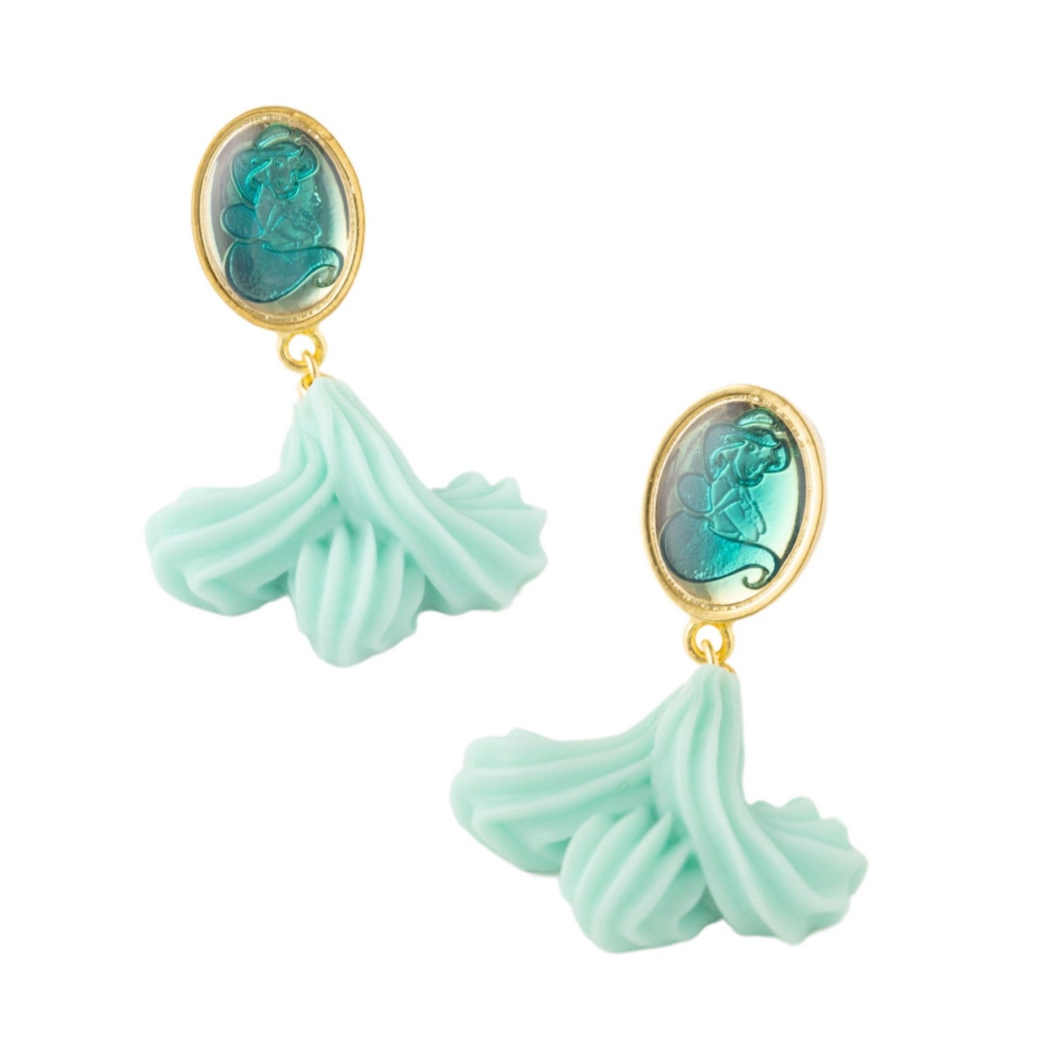 [Q-pot] Jasmine/Earrings Cream