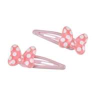 [Restock] [For Kids] Minnie Hairpin Set Three Pin Ribbon