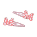 [Restock] [For Kids] Minnie Hairpin Set Three Pin Ribbon