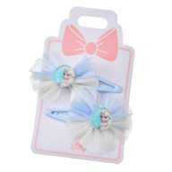 [Restock] [For Kids] Elsa Hairpin Set Three Pins Frozen Blue