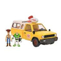 [Restock] Woody & Buzz Lightyear Toy Pizza Planet Truck with Figure Light Up & Sound