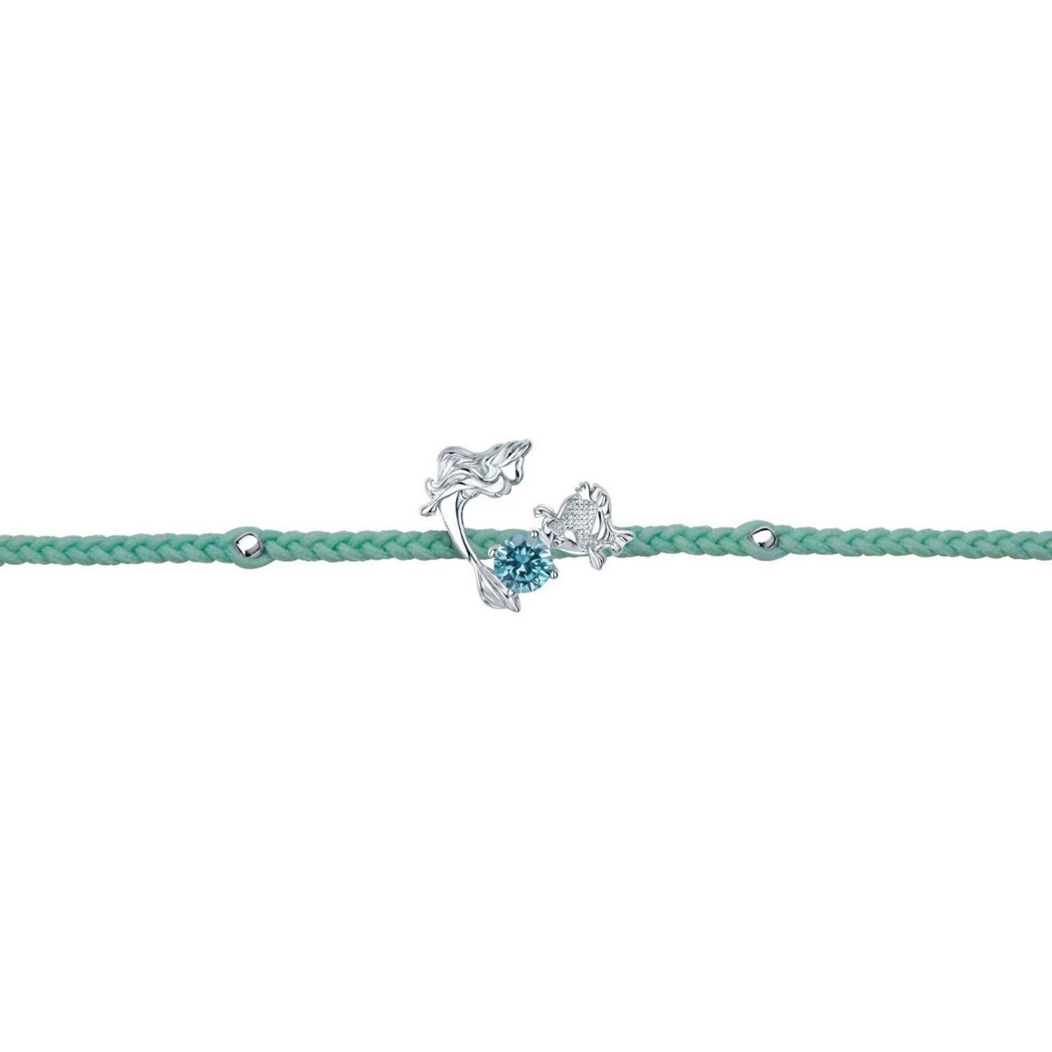 Disney The Little Mermaid RAVIPA Ariel & Flounder Bracelet from Japan, featuring Ariel and Flounder characters