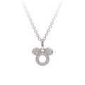 [RAVIPA] Mickey Necklace Icon Silver Mickey & Friends